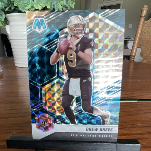 2021 Panini Mosaic Drew Brees New Orleans Saints #143 Football Card - Afbeelding 1 van 2