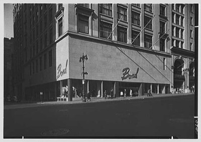 Bond's, business at 5th Ave. and 35th St., New York City. Exterior II