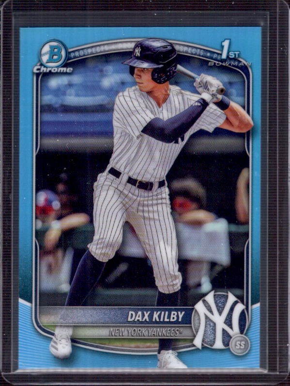 DAX KILBY 2025 Bowman Chrome Draft 1st #BDC-146 Sky Blue Refractor Rookie RC