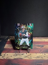 2025 Panini Select - Concourse Kyle McCord #91 Black & Green Shock Prizm (RC)