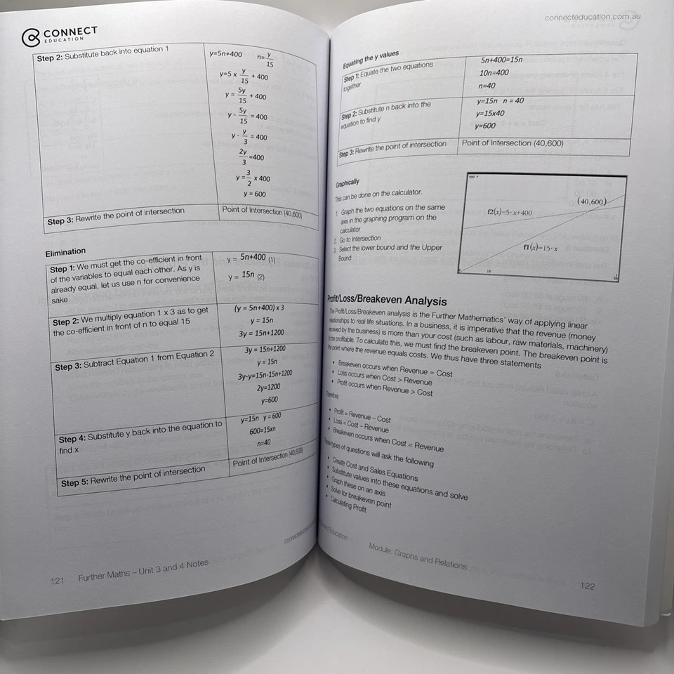 Connect Education Further Mathematics Units 3/4 (6.5th Edition) - Image 3 of 3