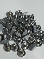 One Rolleiflex Camera 2.3mm Thread X 10.5mm Chrome Knurled Knob New NOS Parts