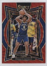 2024-25 Panini Select Concourse Red Wave Prizm Enrique Freeman #80 1o2