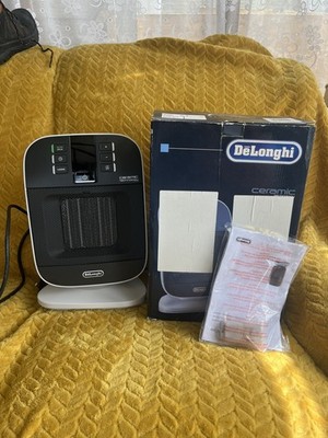 De'Longhi Stand-Keramik-Heizlüfter 2 kW weiß/schwarz HFX60V20 - (NEU-SONSTIGE)