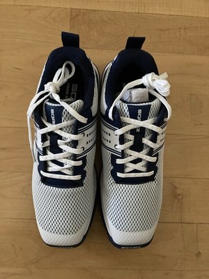 Sqairz Men s Golf Shoes, Speed Mesh, 8.5, White/Navy , New In Original Box