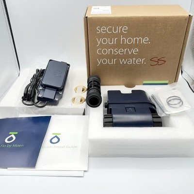 Flo by MOEN 900-001 Smart Water Monitor & Valve Shutoff 0.75'' NEW Open Box