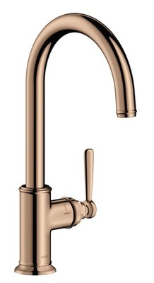 Hansgrohe sink mixer Axor Montreux 16580300 Polished Red Gold
