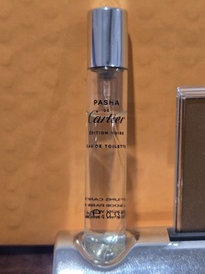 Cartier Pasha De Cartier Edition Noire EDT Travel Spray  0.33oz / 10ml FREE SHIP