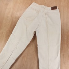 MARITHE FRANCOIS GIRBAUD high rise tapered denim jeans sz 9 / 10 mom vtg usa