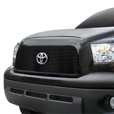 For Toyota Tundra 07-09 Main And Bumper Grille Kit 4-pc Black 8x6 Mm Horizontal