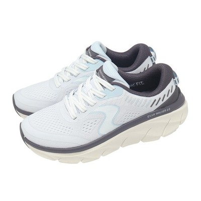 Skechers D Lux Walker 2.0 White Multi Women Casual Lifestyle Shoes 150007-WMLT