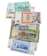 lot de billets neufs du monde