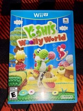 Nintendo Yoshi's Woolly World Wii U Game Disc w/ Case