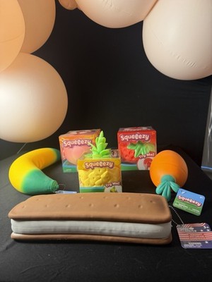 TikTok Viral JUMBO Squeezy Foods Hard To Find One Bundle Ice Cream Sandwich Plus