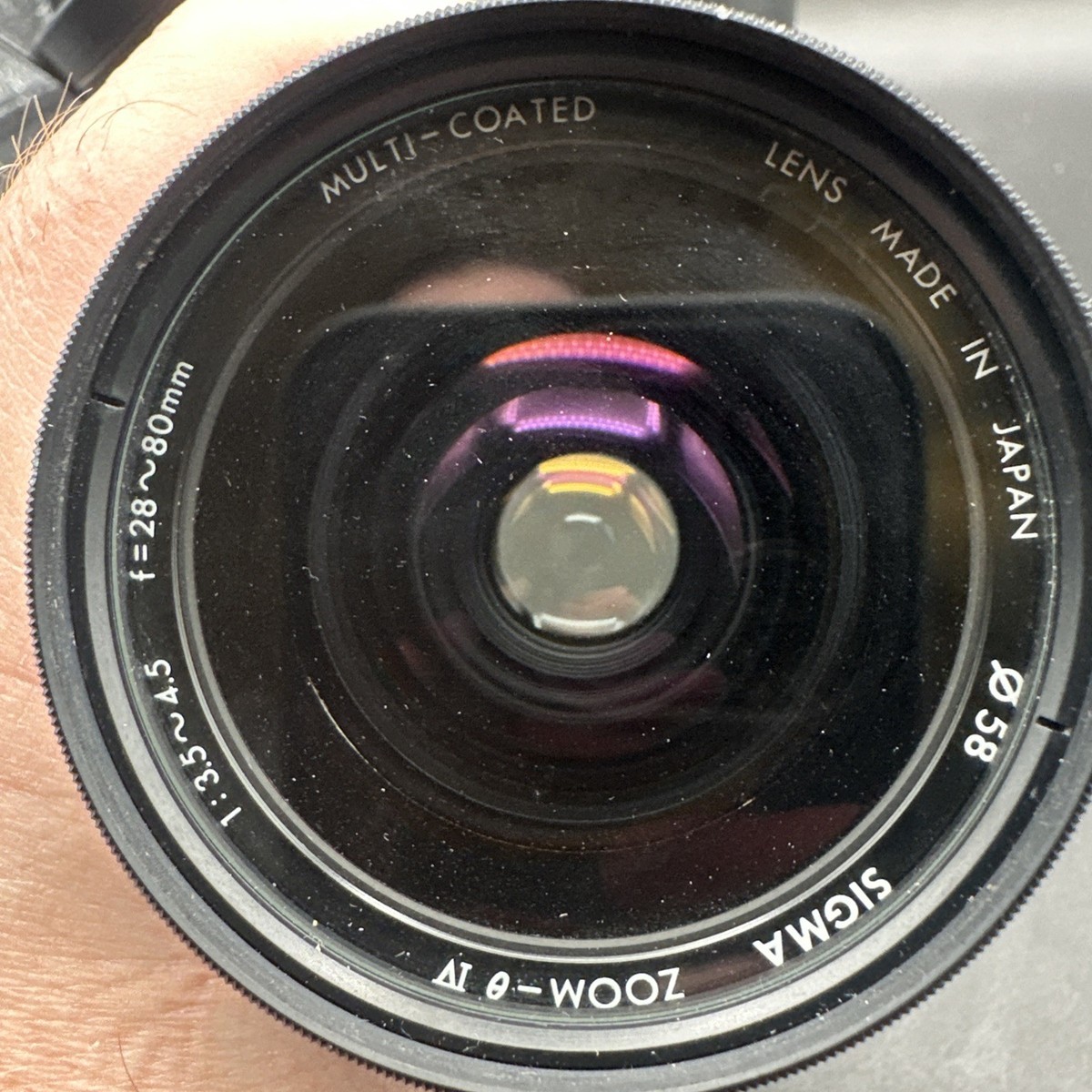 一眼レフレンズ、sigma zoom 28-80 Sigma Zoom 28-80mm f3.5-4.5 Macro Multi-Coated Lens For Canon Made