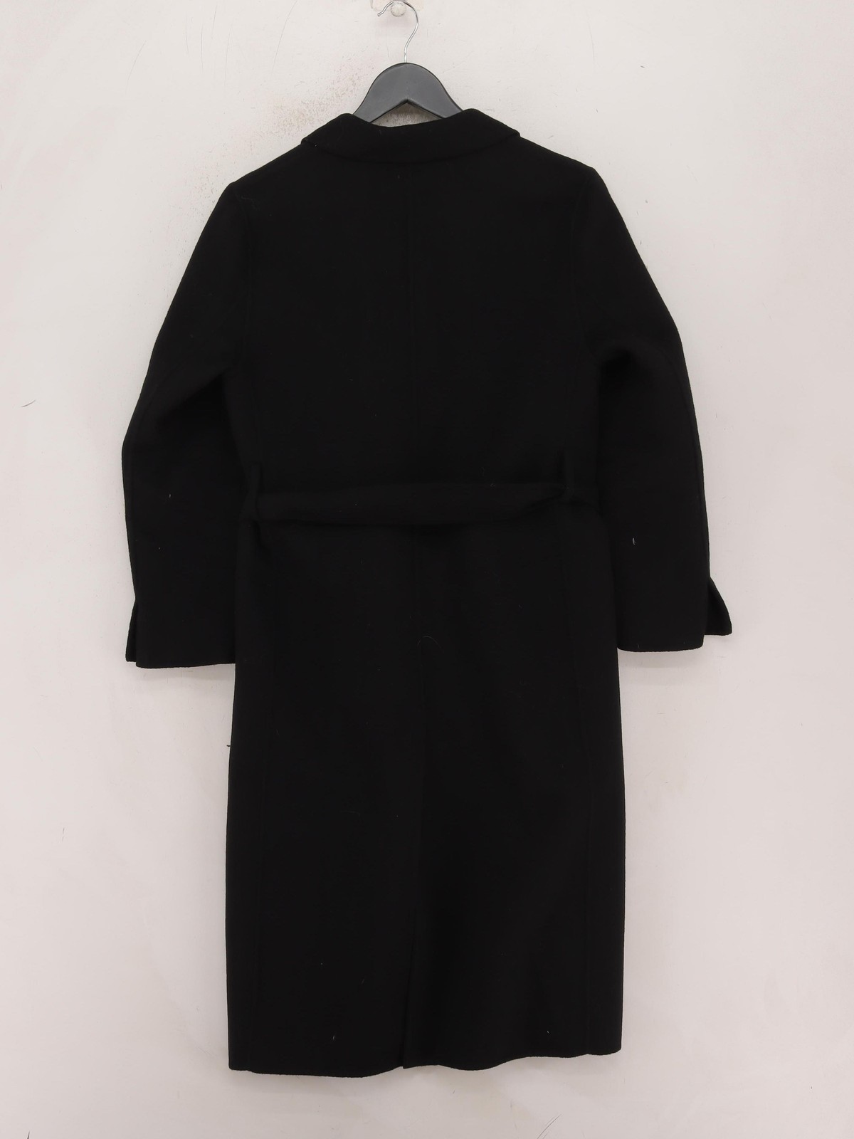 Reiss Women's Coat UK 10 Black Wool with Polyester Overcoat image 2