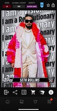 DIGITAL TOPPS WWE SLAM Seth Rollins CULTURE 25 SR SILVER TAGLINES Read