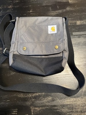 Carhartt Crossbody Snap Bag 9''x 11'' x 2.5'' Men's Women's Boy's Waterproof Grey