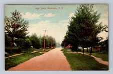 Monticello NY-New York High Street Vintage Postcard