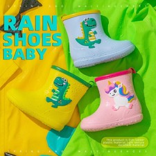​Infants Kids Girls Boys Waterproof Rain Wellies Mucker Wellington Splash Boots*