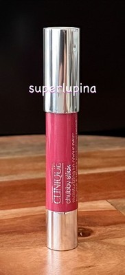 Clinique CHUBBY STICK 07 SUPER STRAWBERRY Tinted Lip Colour Balm NWOB 0.10 oz