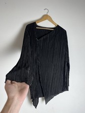   90's Issey Miyake Pleats Please Style Assymetrical Vintage Japan Cardigan Coat