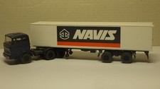MB  LPS2232  3a/2a  Cont.-Sz 40 ft NAVIS Rahmen anthrazit   -Umbau- 1:87 Wiking