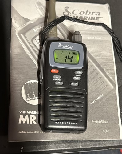 Cobra Marine MR HH90 VP Radio 16 Chanels Dual Power VHF Transceiver