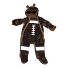 The Childrens Place Infant 0-3M Football Bear Bunting 1 Pc Costume Soft Zip Up 