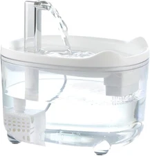 Cat Water Fountain - Automatic 50oz Pet Water Fountain for Cats Kitten Dogs