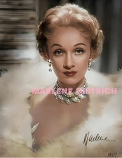 MARLENE DIETRICH #176 COLORIZED PHOTO 11 X 8.5 SHIPS FREE