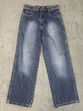 VTG South Pole Boys Y2k Baggy Hip Hop Denim Jeans Size 16