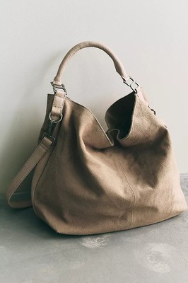 Women - Freepeople, Suzie Suede Slouch Tote - Free Shipping