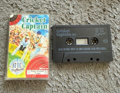 Cricket Captain - Hi-Tec Software - Commodore 64 C64 C128 - GETESTET sehr guter Zustand 