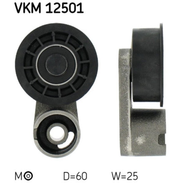 Spannrolle Zahnriemen Skf Vkm 12501 FüR Alfa Romeo Alfasud Sprint 33-image