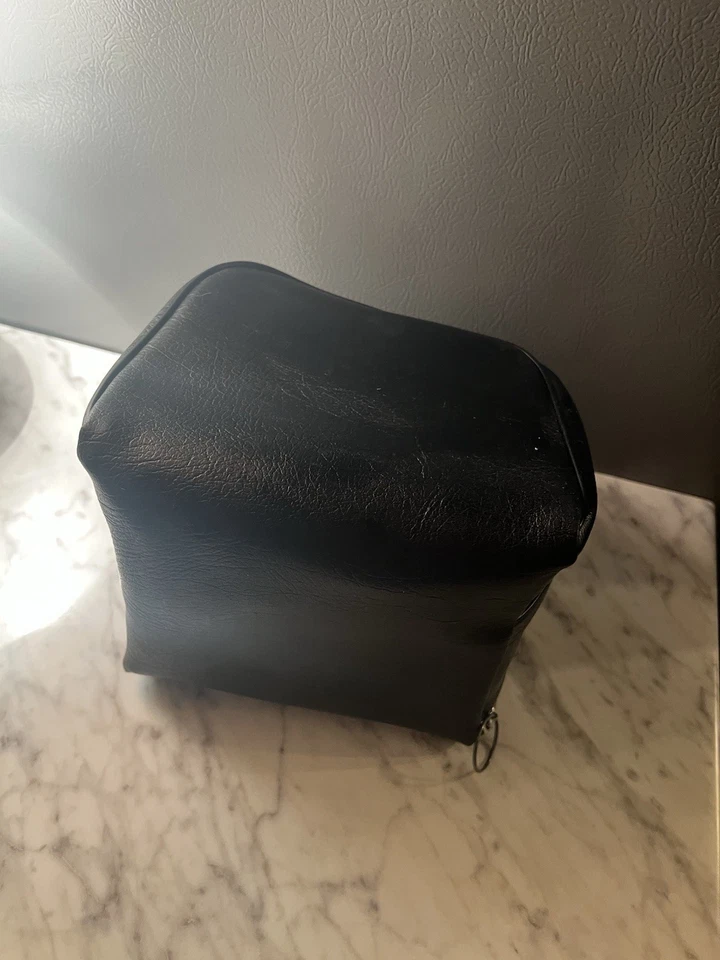 Bolso de hombro vintage de cuero Polaroid con cremallera Foto 4 de 4