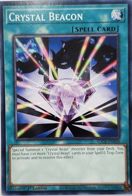 Crystal Beacon SDCB-EN020 Structure Deck: Legend of the Crystal Beasts 1st...