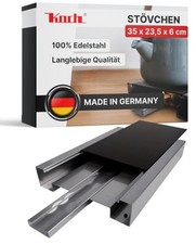 KOCH #00 Hochwertiges Rechaud V2A - Stövchen Warmhalteplatte mit Teelichtauszug