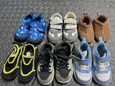 Bundle 6pairs Unisex Baby/Toddler Multicolor,  Low Top Sneaker Hook & Loop US 6