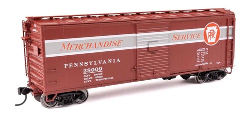 Vagón de carga Walthers 920-102316 HO Pennsylvania Railroad 40' X29B listo para funcionar #28009 | Zustand: New