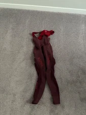 Rapha Men's Pro Team Winter Tights With Pad II Size XS Color Burgundy