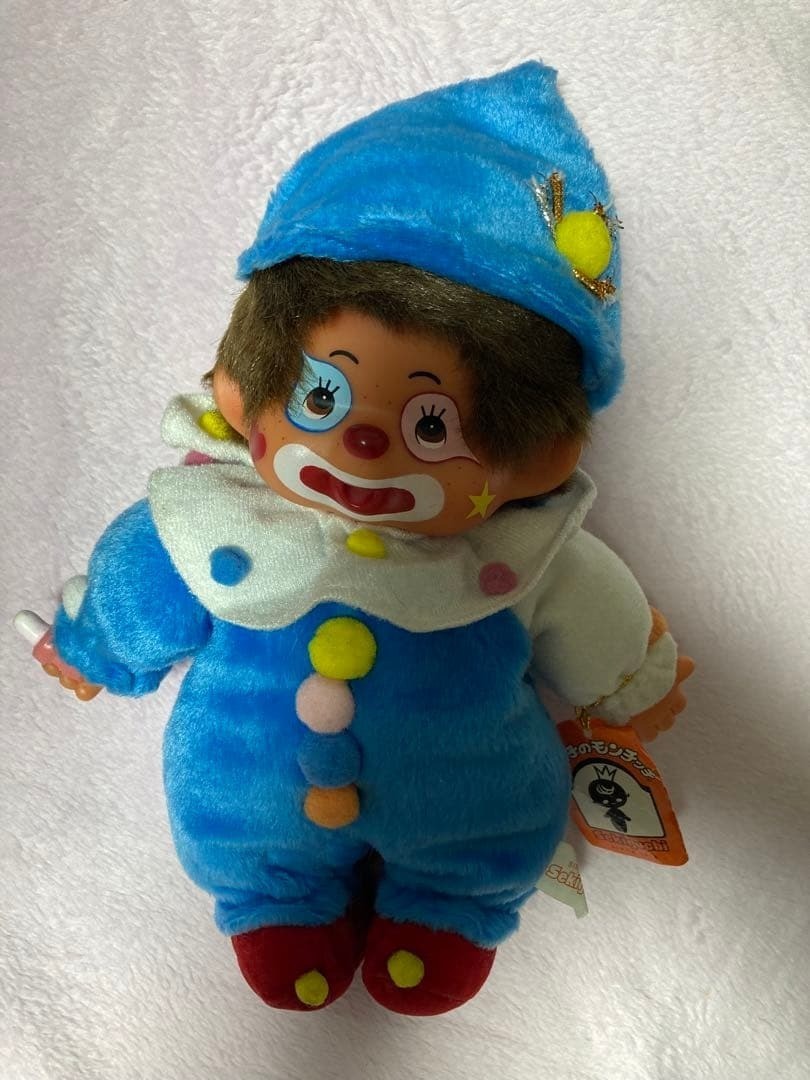 TINY KLASH Low Anniversary Clown【みっつん様】 Monchhichi Clown Plush Doll Twins Vintage Japan | eBay