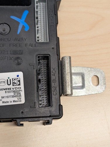 2007 2008 INFINITI G35S G37 SIEMEN BODY CONTROL MODULE BCM BCU 284B1 JK62A (OEM) - Picture 5 of 10