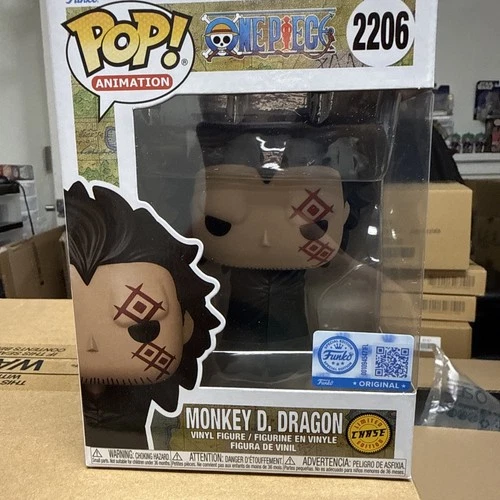 Funko Pop! Vinyl: One Piece - Monkey D. Dragon (Chase) Chrono Toys (Excl) #2206