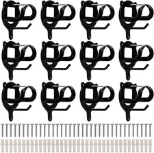 12 Counts Horse Bridle Rack Metal Bridle Hooks Bracket Bridle Holder Wall Mount