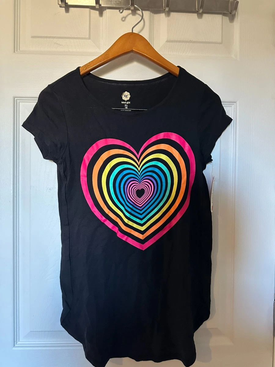 Haut Pour Fille Marque Total Girl - Taille XL (14-16 Ans) - Couleur Rose Uni - Manches Courtes - Occasion Très Bon état