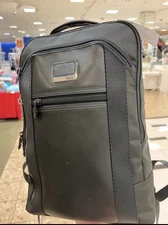 Tumi Alpha Bravo Davis Backpack Laptop Carry Bag Nylon Leather 232682GT3 - EUC