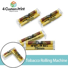 Máquina de tabaco amarilla 2 piezas ZIG ZAG 78mm plástico fácil de rodar cigarrillos