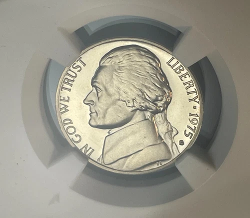 1975 S 5C Jefferson Nickel NGC PF67 ULTRA CAMEO