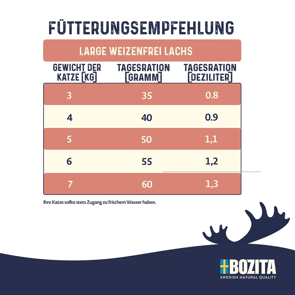 Large Weizenfrei Lachs – 2 kg Trockenfutter für große Katzenrassen – weizenfr... - Bild 2 von 4